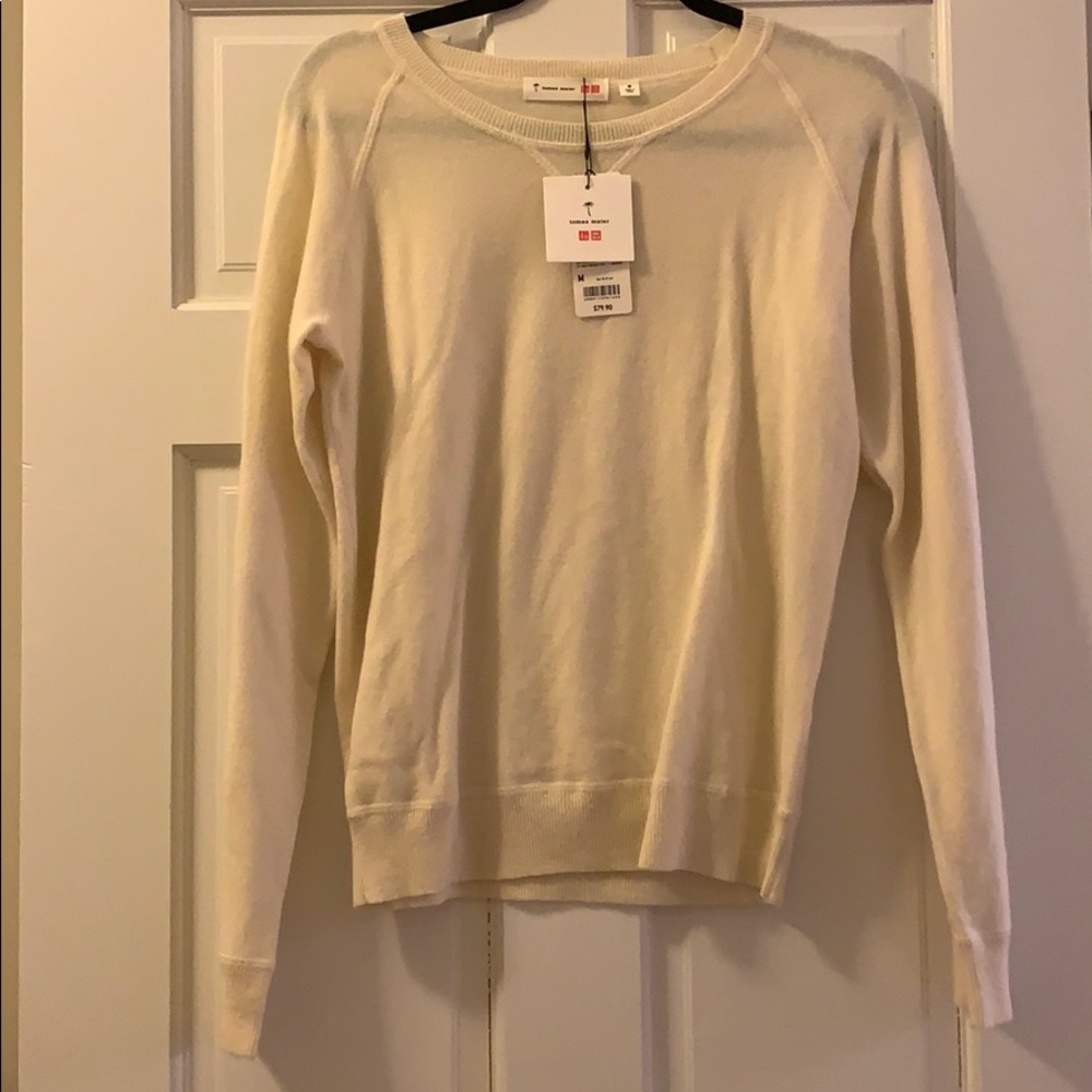 NWT Tomas Maier/Uniqlo 100% cashmere sweater